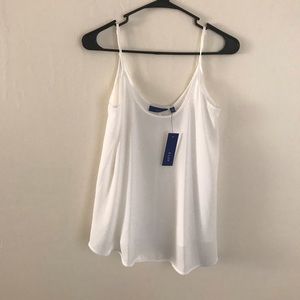 Beautiful flowy brand new white tank top Apt 9
